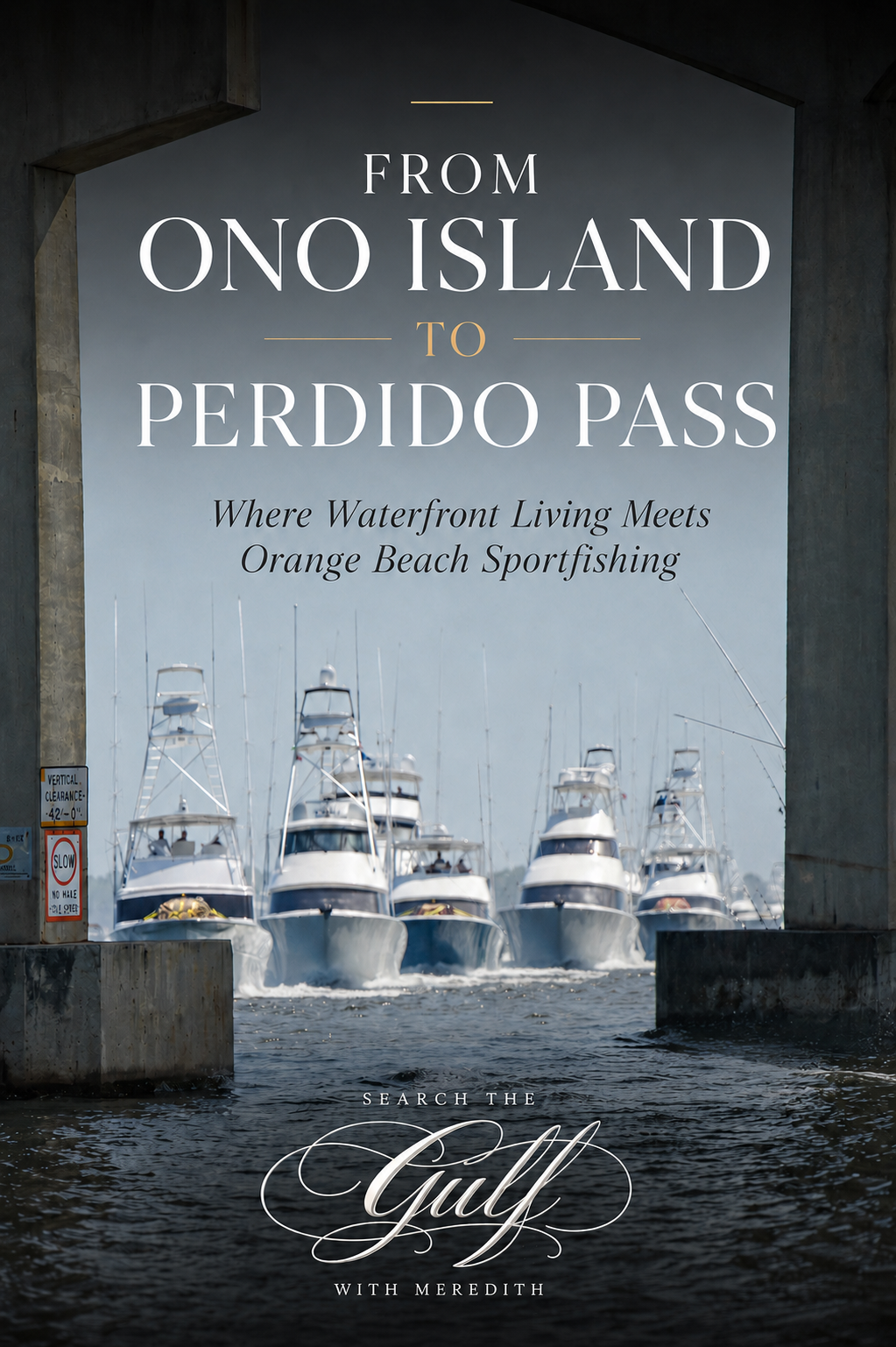 Ono Island Sportfishing Yacht Fleet Perdido Pass Bridge